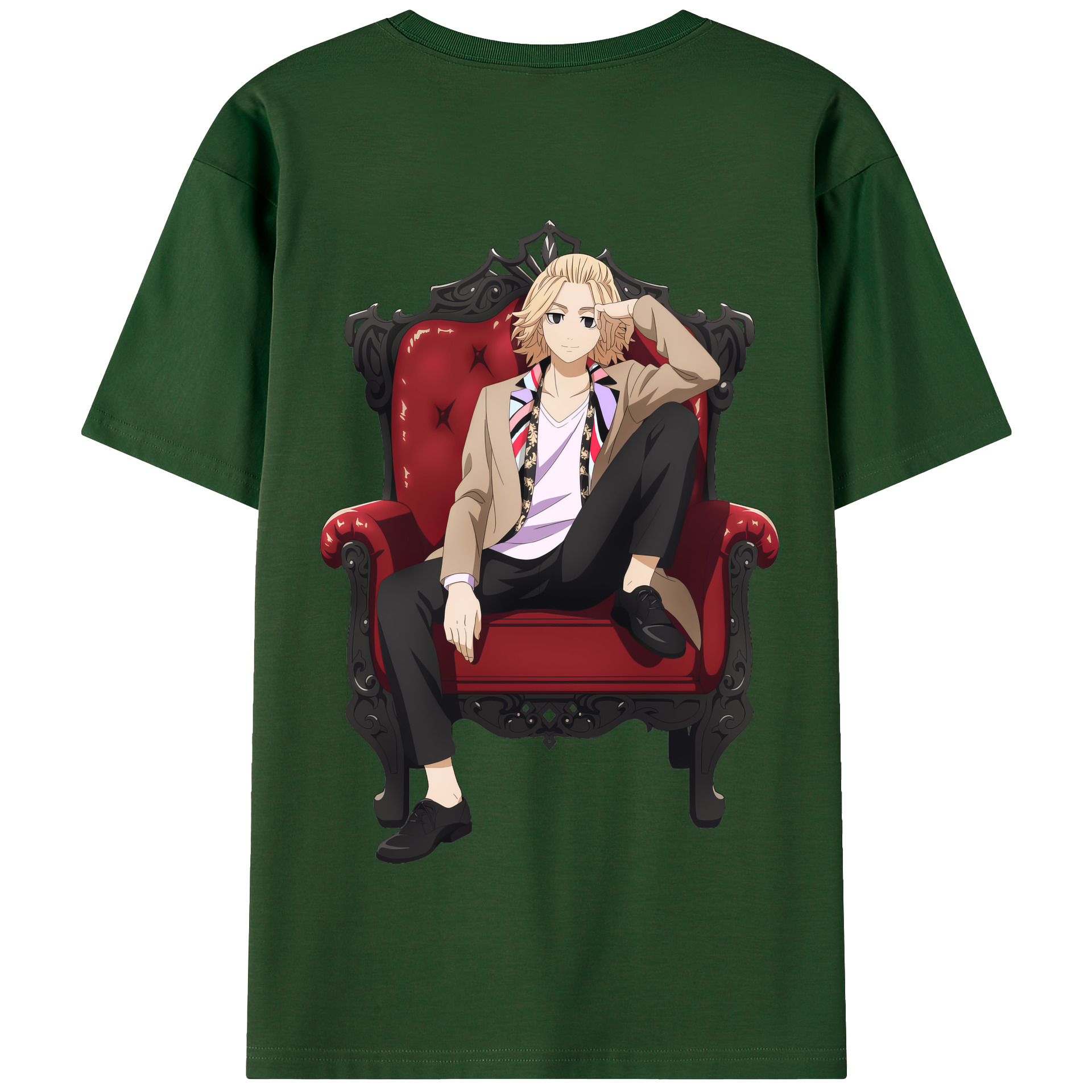 （画像用） 東京リベンジャーズ Tokyo Revengers 綿100％半袖Tシャツ（背面プリント）
